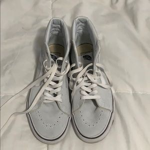9.5 W 8 M blue high top vans